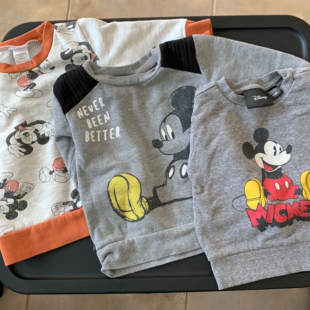 Mickey Mouse sweaters size 18 months for baby boy